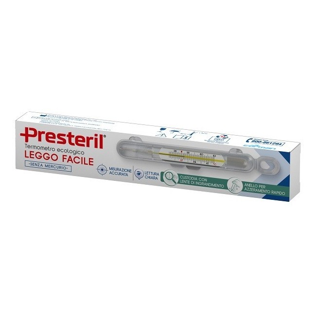 Corman Presteril Termometro Ecologico Leggo Facile Senza Mercurio
