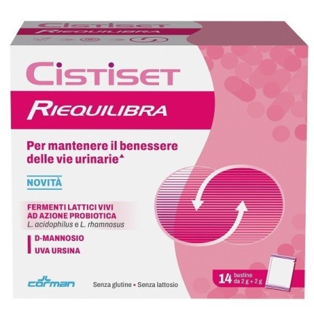 Corman Cistiset Riequilibra 14 Bustine Senza Glutine Senza Lattosio