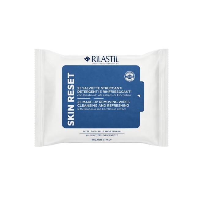 Istituto Ganassini Rilastil Skin Reset Salviettine Struccanti Detergenti 25 Pezzi