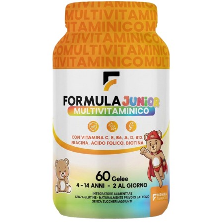 So. Farma. Morra Formula Multivitaminico Junior 60 Gelee Fragola Mela Verde Arancia Limone Senza Zuccheri Aggiunti E Glutine
