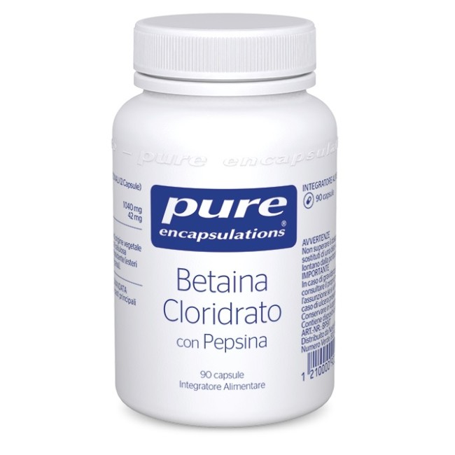Nestlè Pure Encapsul Betaina Cloridrato Con Pepsina 90 Capsule