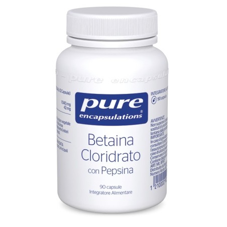 Nestlè Pure Encapsul Betaina Cloridrato Con Pepsina 90 Capsule