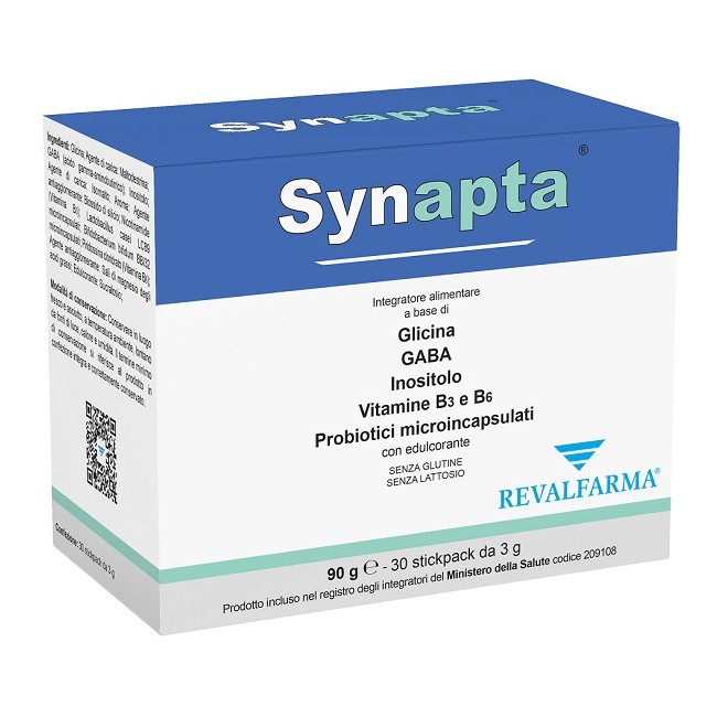 Revalfarma Synapta 30 Stickpack Con Edulcorante Senza Glutine E Lattosio