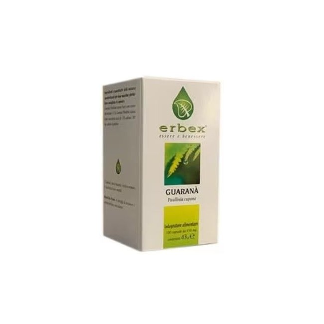Erbex Guarana 100 Capsule 430mg