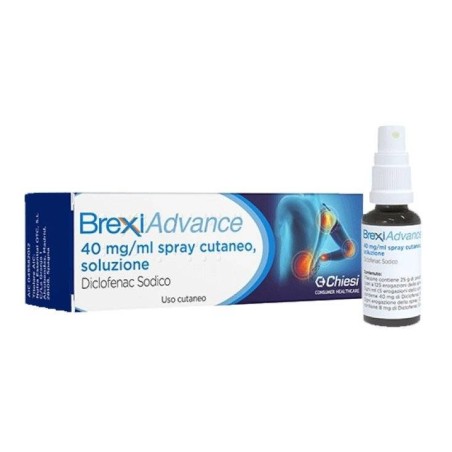 Farmalider Sa Brexiadvance 40 Mg/ml Spray Cutaneo, Soluzione Diclofenac Sodico