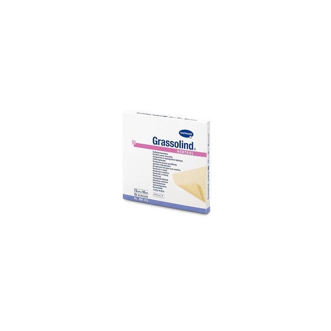 Artsana Garza Paraffinata Grassolind 5x5cm 10 Pezzi