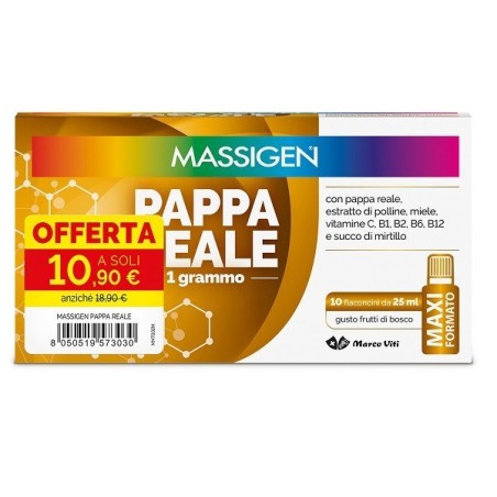 Marco Viti Massigen Pappa Reale 10 Flaconcini Da 25 Ml 10,90 E