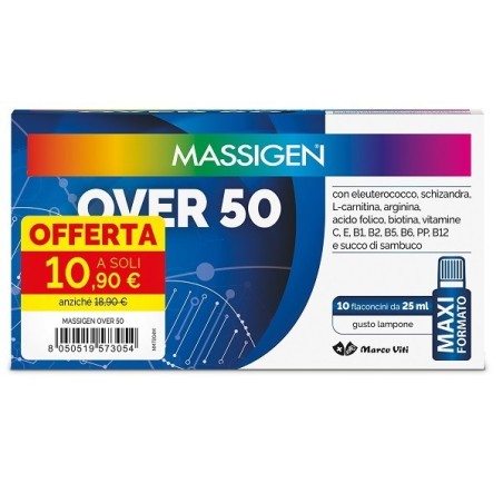 Marco Viti Massigen Over 50 10 Flaconcini Da 25 Ml 10,90 E