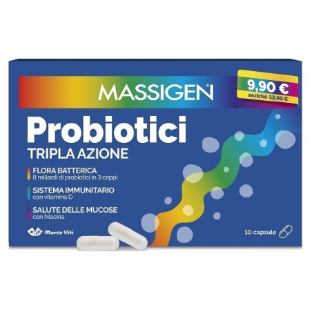 Marco Viti Massigen Probiotici 10 Capsule 2024 Offerta Speciale