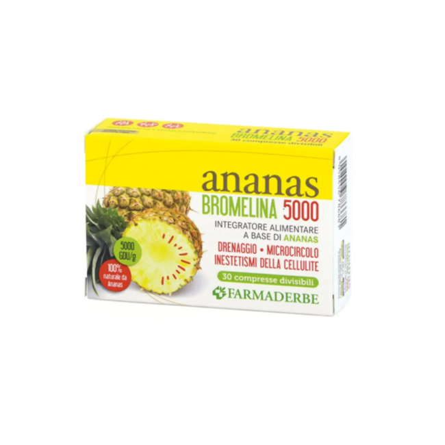 Farmaderbe Ananas Bromelina 5000 30 Compresse