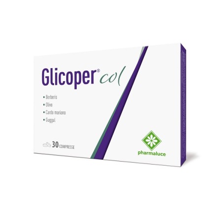 Pharmaluce Glicoper Col 30 Compresse Senza Glutine Naturalmente Privo Di Lattosio