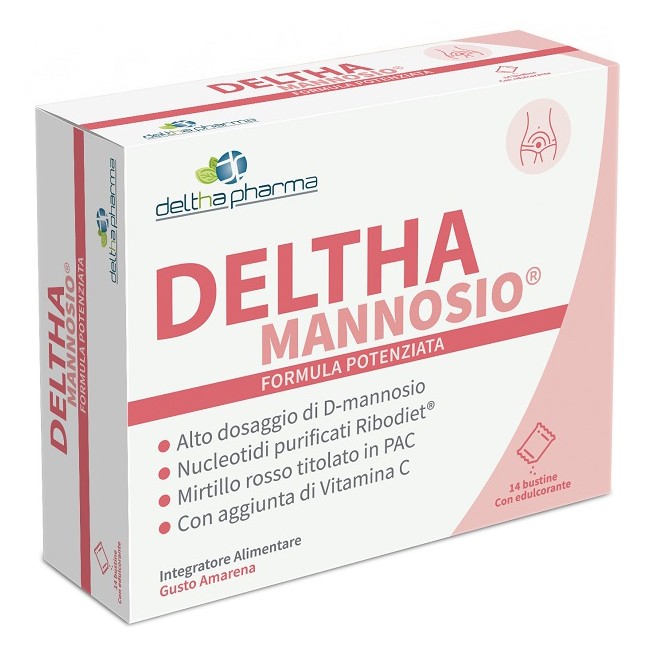 Deltha Pharma Deltha Mannosio 14 Bustine Amarena Senza Glutine E Lattosio