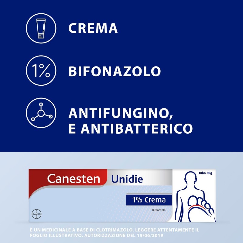 Bayer Canesten Unidie 1% Crema Bifonazolo