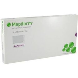 Molnlycke Health Care Mepiform Medicazione Atraumatica Per Cicatrici Cheloidi 10x18 Cm 5 Pezzi
