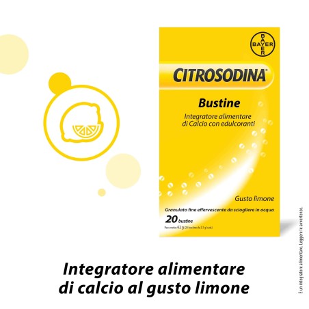 Bayer Citrosodina 20 Bustine Granulato Effervescente