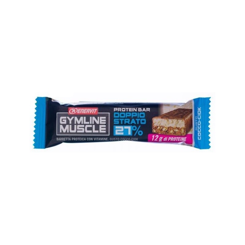 Enervit Gymline Muscle Protein Bar 27% Doppio Strato Cocco-ciok 1 Pezzo
