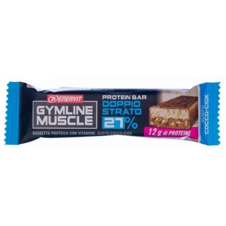 Enervit Gymline Muscle Protein Bar 27% Doppio Strato Cocco-ciok 1 Pezzo