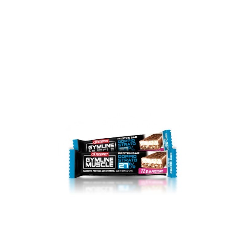 Enervit Gymline Muscle Protein Bar 27% Doppio Strato Cocco-ciok 1 Pezzo