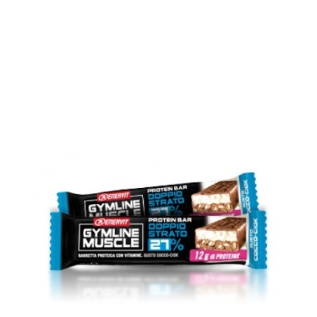 Enervit Gymline Muscle Protein Bar 27% Doppio Strato Cocco-ciok 1 Pezzo