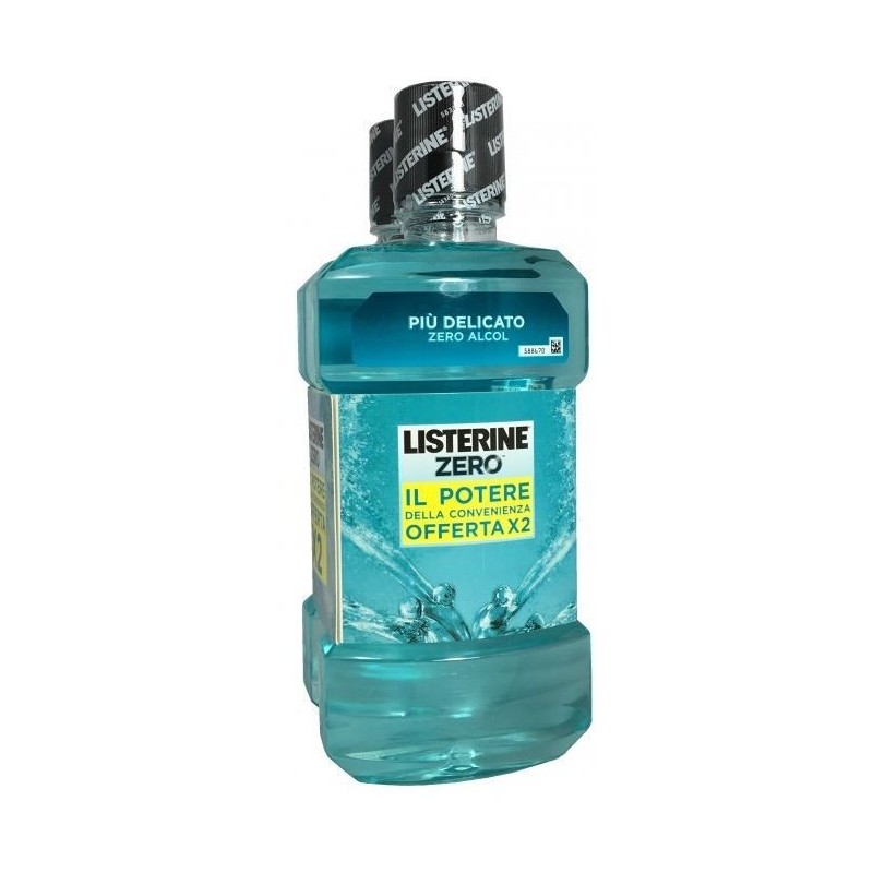 Johnson & Johnson Listerine Zero Bundle 2 X 500 Ml