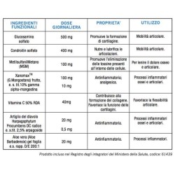 Optima Naturals Glucosamina Joint Complex Plus Con Vitamina C 30 Compresse