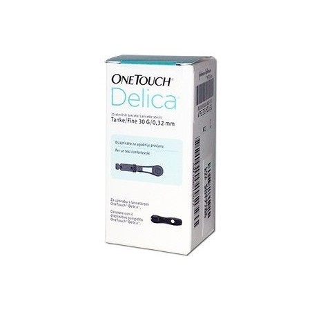 Lifescan Italy Lancette Pungidito Onetouch Delica 25 Pezzi