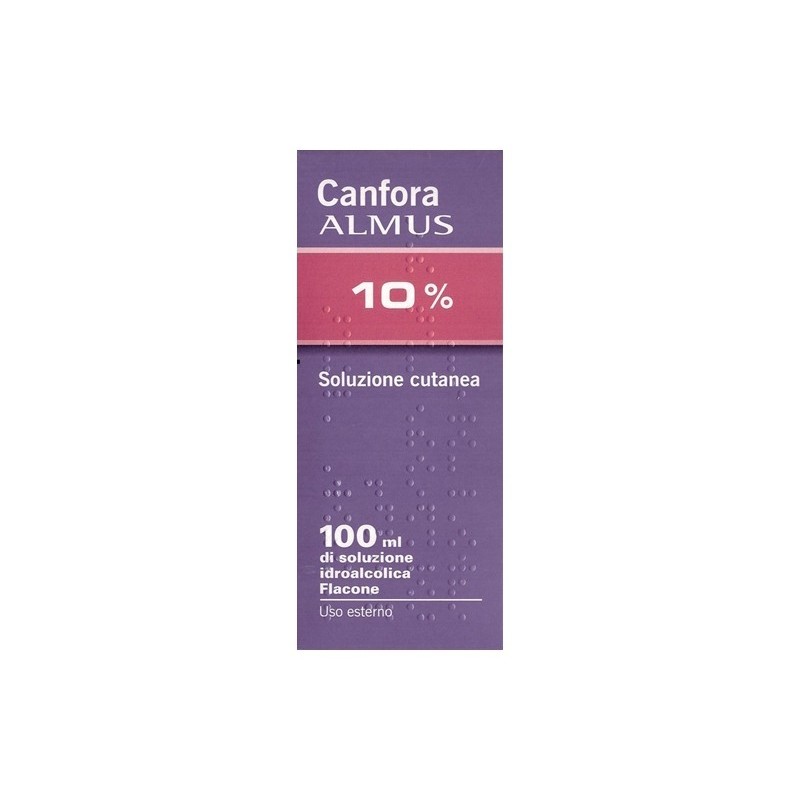 Canfora Almus 10% Soluzione Cutanea