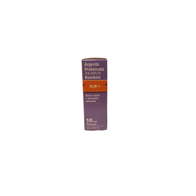 Argento Proteinato Almus Bambini 0,5% Gocce Nasali E Auricolari, Soluzione Argento Proteinato Almus Adulti1% Gocce Nasali E Auri