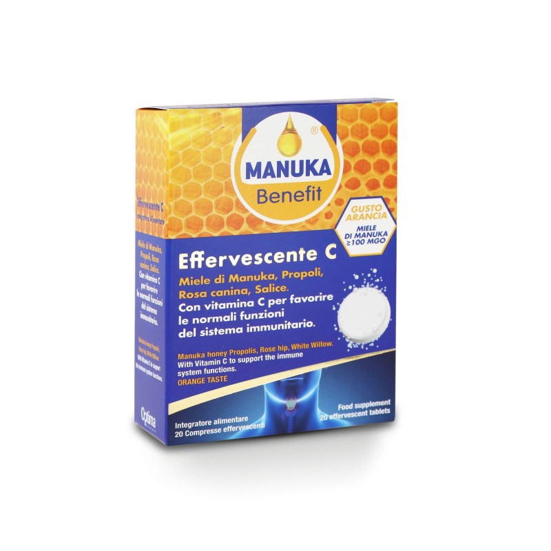Optima Naturals Manuka Benefit Effervescente C 20 Compresse
