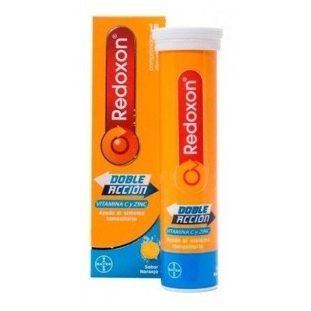 Bayer Redoxon Doppia Azione 15 Compresse Effervescenti Vitamina C Zinco Arancia E Mandarino 45,78 G