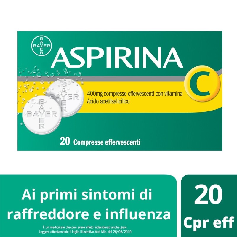 Bayer Aspirina 400 Mg Compresse Effervescenti