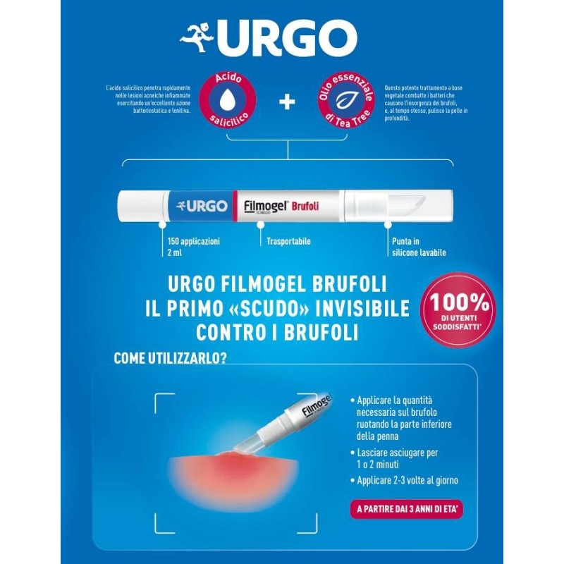 Laboratoires Urgo Urgo Brufoli Filmogel/piccole Imperfezioni Della Pelle 2 Ml