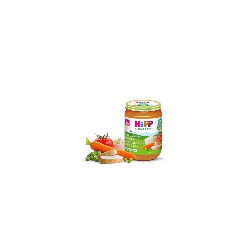 Hipp Italia Hipp Bio Pappa Pronta Fantas Verd Pollo Riso 190 G