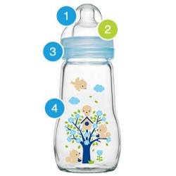 Bamed Baby Italia Mam Biberon Vetro Feelgood 260 Ml