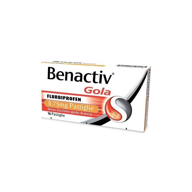 Reckitt Benckiser H. Benactiv Gola 2,5 Mg/ml Collutorio Benactiv Gola 2,5 Mg/ml Spray Per Mucosa Orale Benactiv Gola 8,75 Mg Pas