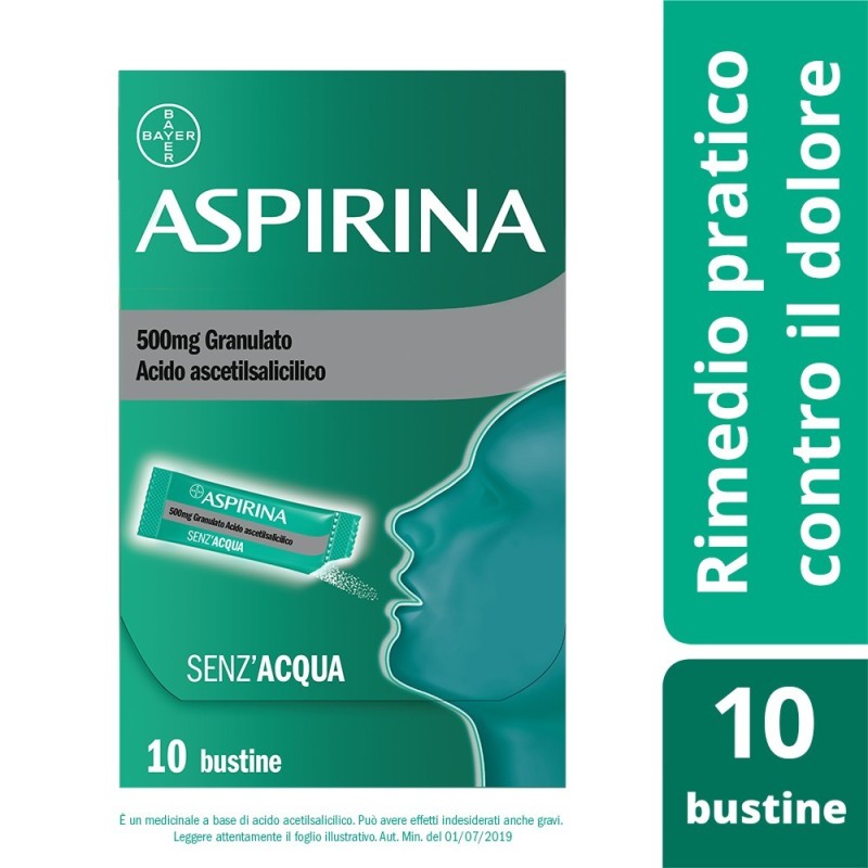 Bayer Aspirina 500 Mg Granulato Acido Acetilsalicilico