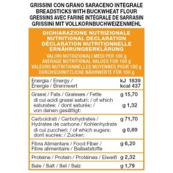 Molino Rivetti Pietro Il Pane Di Anna Grissini Integrali Senza Latte 200g