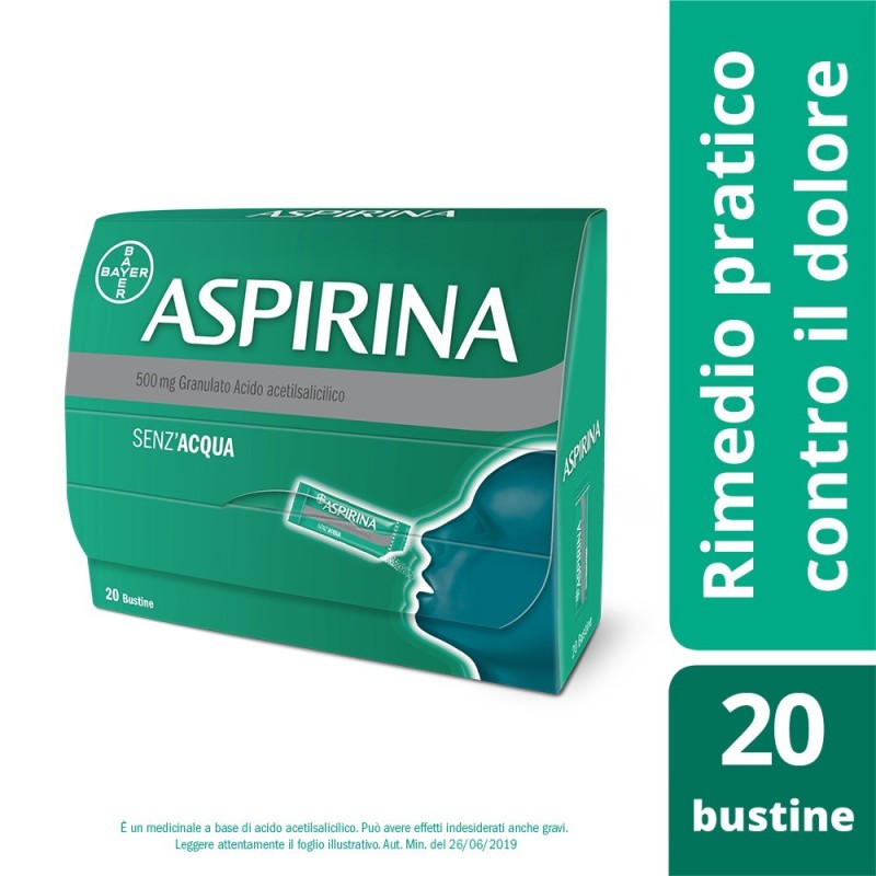 Bayer Aspirina 500 Mg Granulato Acido Acetilsalicilico