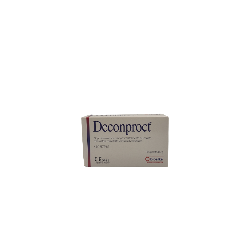 Biodue Deconproct Supposte 10 Pezzi