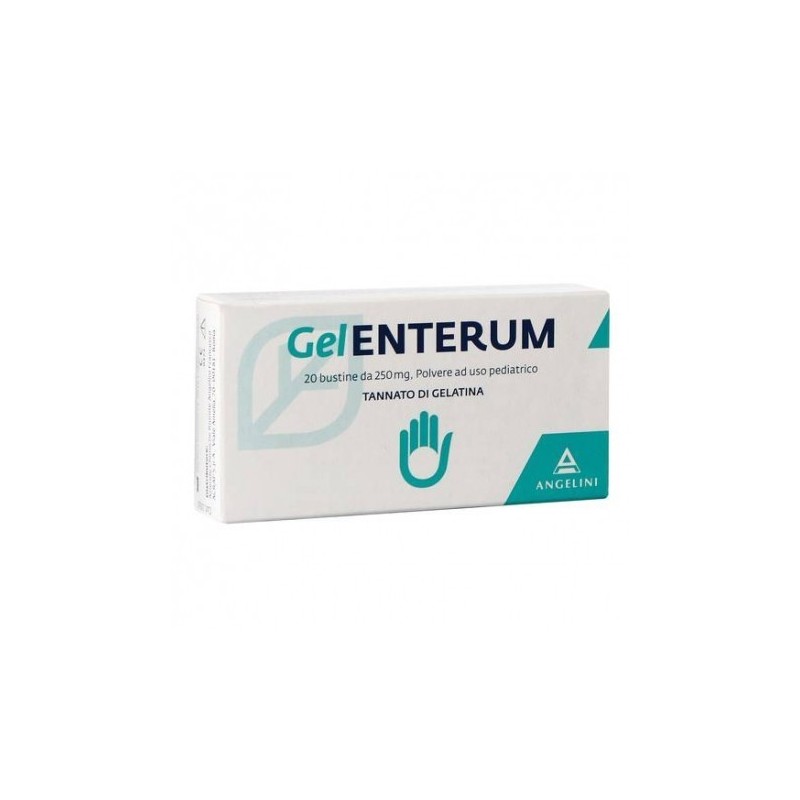 Angelini Gelenterum Tannato Di Gelatina Uso Pediatrico 20 Bustine 250 Mg
