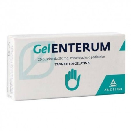 Angelini Gelenterum Tannato Di Gelatina Uso Pediatrico 20 Bustine 250 Mg