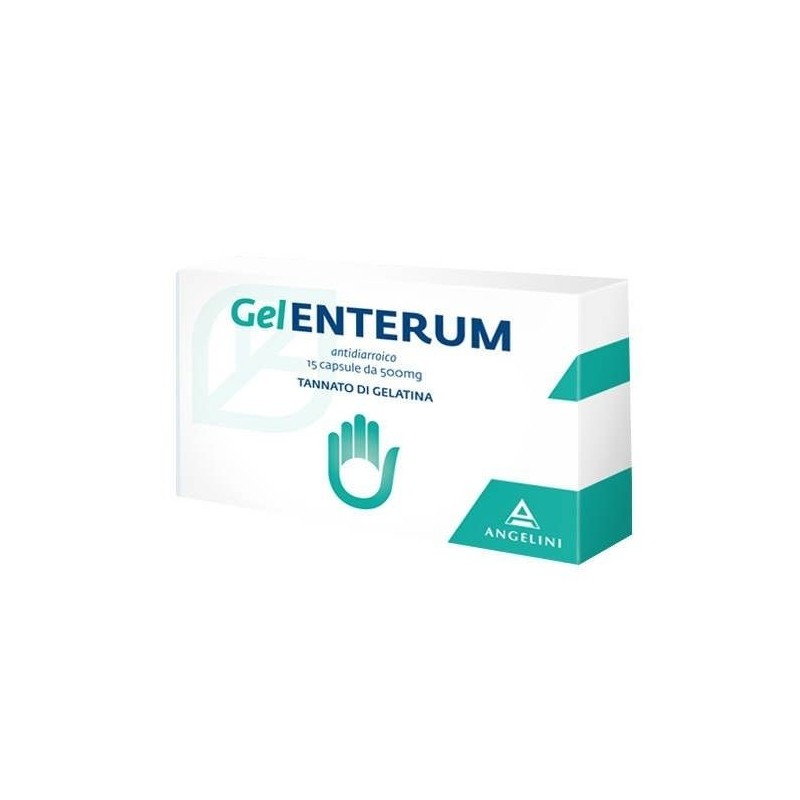 Angelini Gelenterum 15 Capsule Adulti 500mg Tannato Di Gelatina