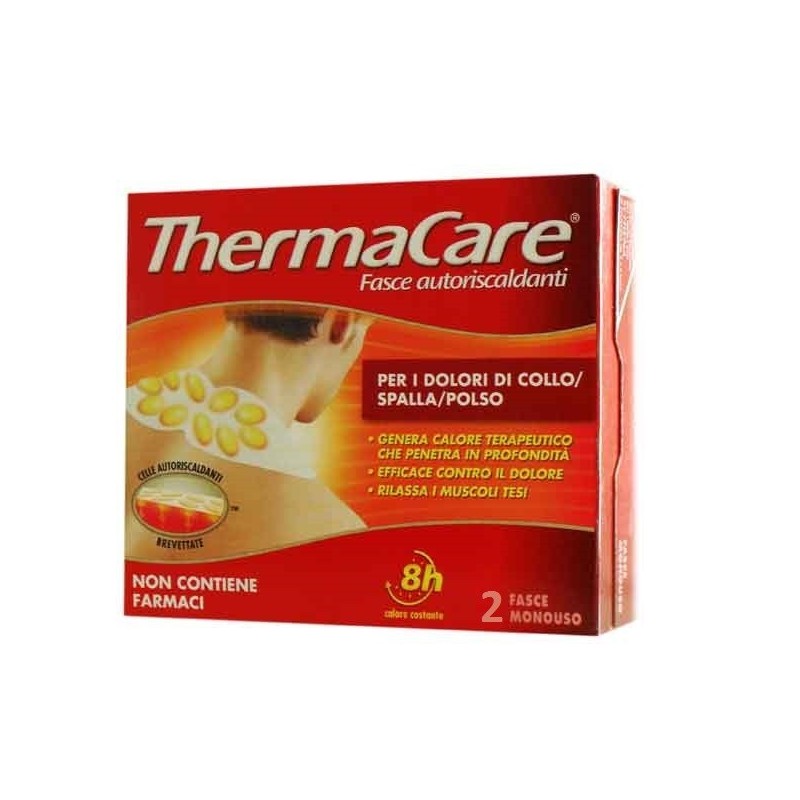 Angelini Fasce Autoriscaldanti A Calore Terapeutico Thermacare Collo Spalla Polso 2 Pezzi