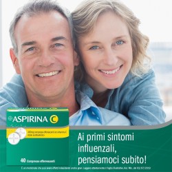 Bayer Aspirina 400 Mg Compresse Effervescenti Con Vitamina C Acido Acetilsalicilico + Acido Ascorbico